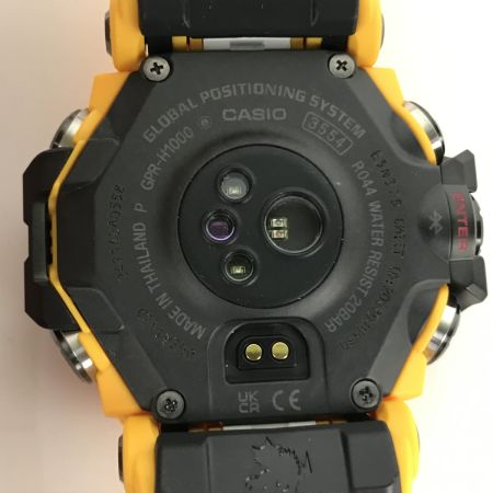  CASIO カシオ G-SHOCK マスター オブ G レンジマン メンズ腕時計 箱・充電器付 GPR-H1000 イエロー