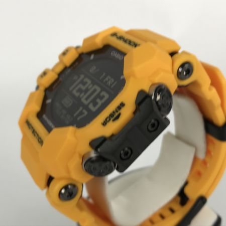  CASIO カシオ G-SHOCK マスター オブ G レンジマン メンズ腕時計 箱・充電器付 GPR-H1000 イエロー