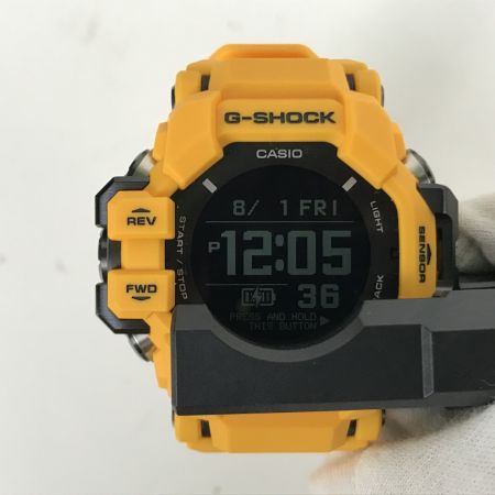  CASIO カシオ G-SHOCK マスター オブ G レンジマン メンズ腕時計 箱・充電器付 GPR-H1000 イエロー