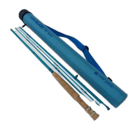 river peak Super GLASS リバーピーク スーパーグラス フライロッド 7,6 ＃3/4 内袋欠品 ケース付 釣り フィッシング