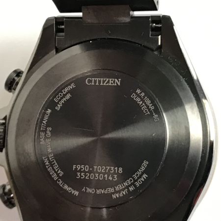  CITIZEN シチズン アテッサ エコドライブ F950-T027318 ブラック