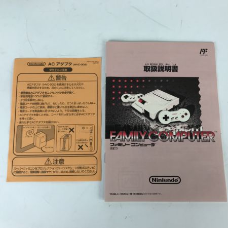  Nintendo ニンテンドウ ニューファミコン HVC-NFF ジャンク品