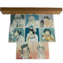 ■■  3月のライオン DVD・Blu-ray購入特典 木製スタンド・キャンバスイラストカード８枚 桐山零 川本姉妹 二階堂晴信 等 Bランク