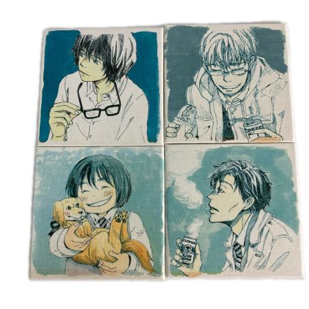   3月のライオン DVD・Blu-ray購入特典 木製スタンド・キャンバスイラストカード８枚 桐山零 川本姉妹 二階堂晴信 等