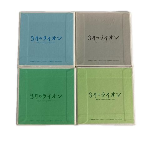   3月のライオン DVD・Blu-ray購入特典 木製スタンド・キャンバスイラストカード８枚 桐山零 川本姉妹 二階堂晴信 等