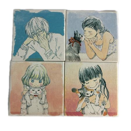   3月のライオン DVD・Blu-ray購入特典 木製スタンド・キャンバスイラストカード８枚 桐山零 川本姉妹 二階堂晴信 等