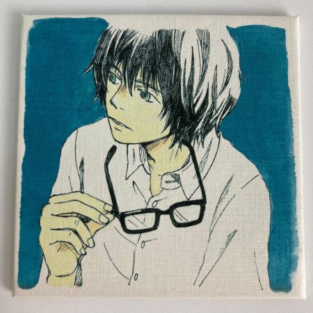   3月のライオン DVD・Blu-ray購入特典 木製スタンド・キャンバスイラストカード８枚 桐山零 川本姉妹 二階堂晴信 等