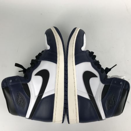  NIKE ナイキ エアジョーダン 27.5cm AIR JORDAN1 RETRO HI OG DZ5485-401 ネイビー×ブラック×ホワイト