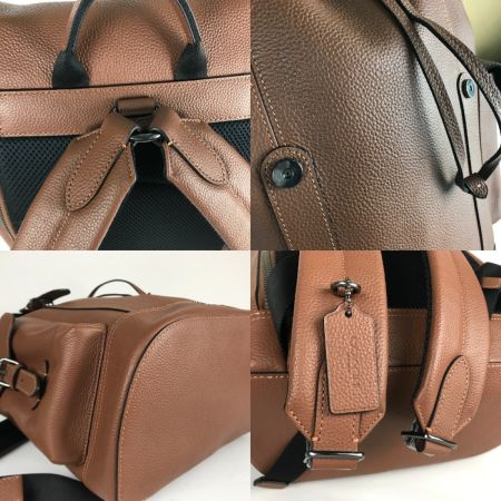  COACH コーチ ハドソン バックパック 本革 レザー 布袋付 CB837 ブラウン