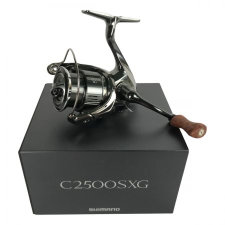  SHIMANO シマノ スピニングリール 22ステラ C2500SXG-K 夢屋 花梨ハンドルノブ・箱付 C2500SXG