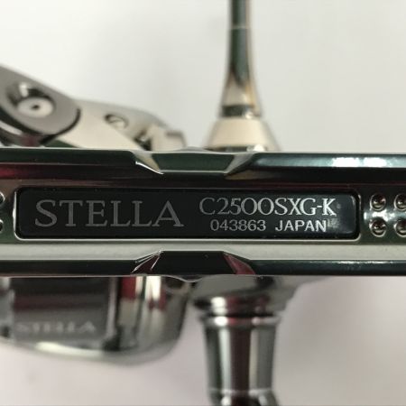  SHIMANO シマノ スピニングリール 22ステラ C2500SXG-K 夢屋 花梨ハンドルノブ・箱付 C2500SXG