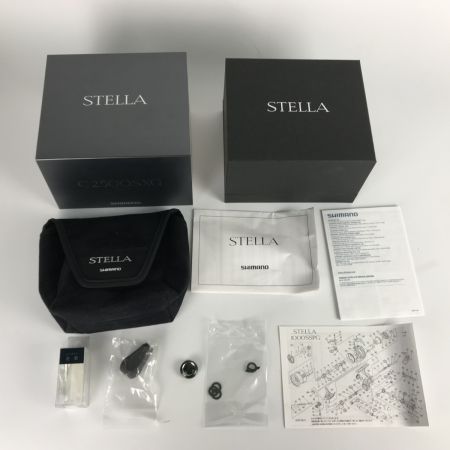  SHIMANO シマノ スピニングリール 22ステラ C2500SXG-K 夢屋 花梨ハンドルノブ・箱付 C2500SXG