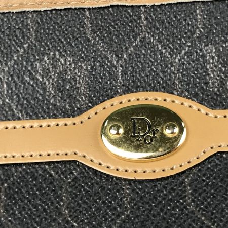  Christian Dior クリスチャンディオール ハニカム柄 クラッチバッグ ヴィンテージ ブラウン