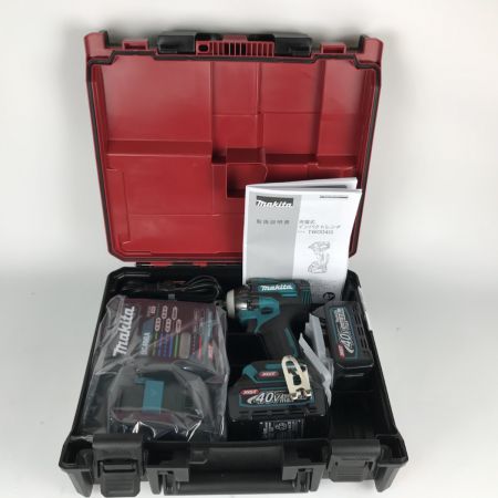  MAKITA マキタ コードレス式インパクトレンチ 40V 2.5Ah バッテリー2個・充電器付き TW004GRDX 未使用品