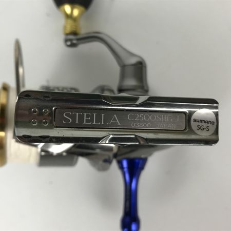  SHIMANO シマノ 18ステラ C2500SHG ハンドルカスタム ユメヤリールスタンド付 03800