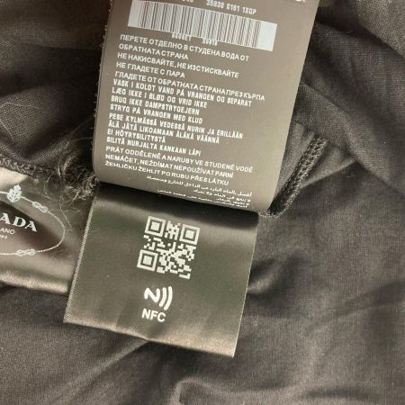  PRADA プラダ プリント 花柄Tシャツ 半袖シャツ SIZE XS 35838 S161 1XGP ブラック
