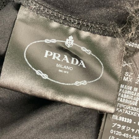 PRADA プラダ プリント 花柄Tシャツ 半袖シャツ SIZE XS 35838 S161 1XGP ブラック