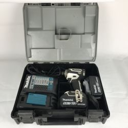 ■■ MAKITA マキタ インパクトドライバ 充電器・充電池2個・ケース付 コードレス 18v 6.0Ah TD171DRGX ホワイト Cランク