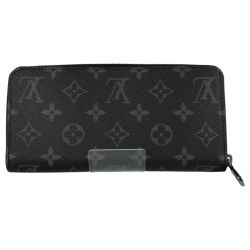 ■■ LOUIS VUITTON ルイヴィトン 長財布 ジッピーウォレット モノグラム ホリゾンタル M11611 ブラック Aランク