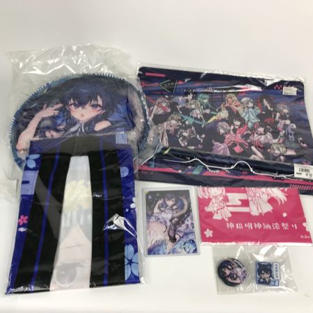   ぶいすぽっ！8点まとめ 一ノ瀬うるは誕生日記念2022 ポストカード マウスパッド 法被 クッション 巫女手ぬぐい等