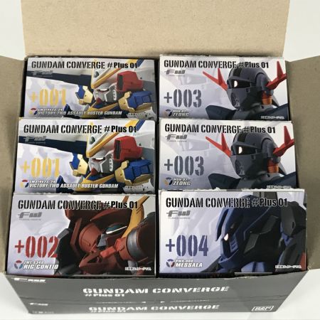  バンダイ FW GUNDAM CONVERGE ♯Plus01 ガンダムコンバージ6体 001 002 003 004