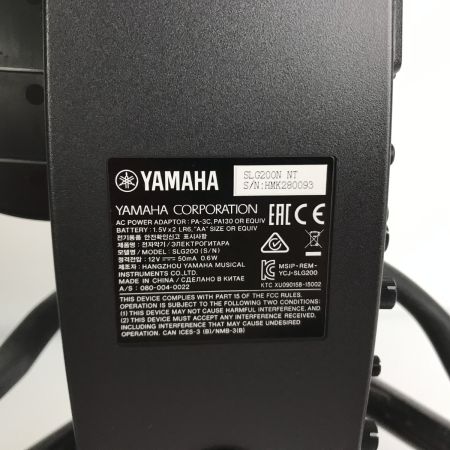  YAMAHA ヤマハ サイレントギター 着脱式フレーム ケース/アダプタ-/説明書 SLG200N NT