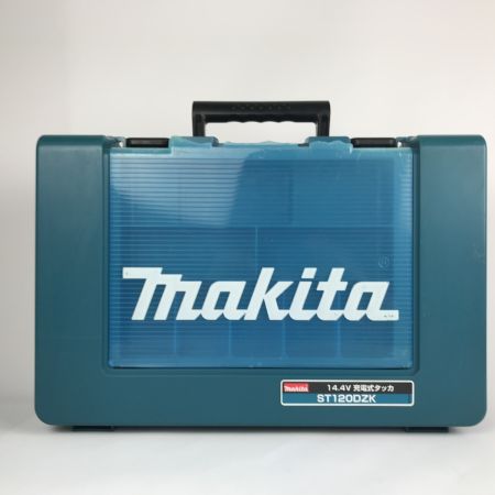  MAKITA マキタ コードレス式電動タッカ 充電器（DC18RB）充電池2個 ケース付 ST120D ケース割れ有