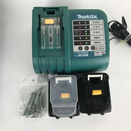  MAKITA マキタ コードレス式電動タッカ 充電器（DC18RB）充電池2個 ケース付 ST120D ケース割れ有