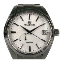 ■■ SEIKO セイコー グランドセイコー ヘリテージコレクション「雪白」 クォーツ コマ付 ステンレススチール SBGA211 Bランク