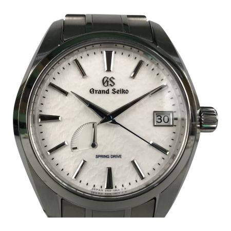  SEIKO セイコー グランドセイコー ヘリテージコレクション「雪白」 クォーツ コマ付 ステンレススチール SBGA211