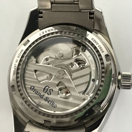  SEIKO セイコー グランドセイコー ヘリテージコレクション「雪白」 クォーツ コマ付 ステンレススチール SBGA211