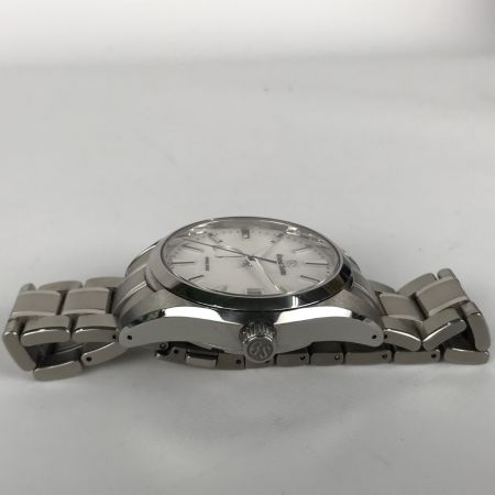  SEIKO セイコー グランドセイコー ヘリテージコレクション「雪白」 クォーツ コマ付 ステンレススチール SBGA211