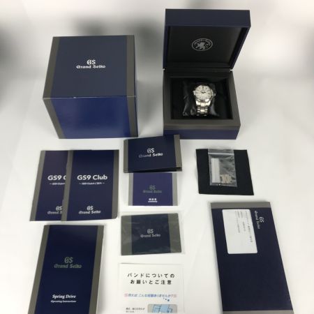  SEIKO セイコー グランドセイコー ヘリテージコレクション「雪白」 クォーツ コマ付 ステンレススチール SBGA211