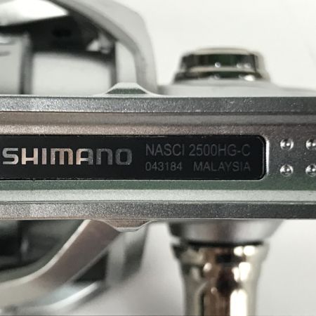  SHIMANO シマノ スピニングリール ２１ナスキー NASCI 2500HG 043184