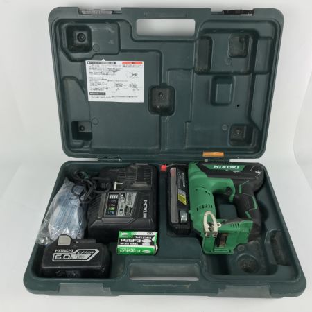  HiKOKI ハイコーキ コードレスピン釘打ち機 充電器・充電池1個・ケース付 18v 6.0Ah NP18DSAL グリーン