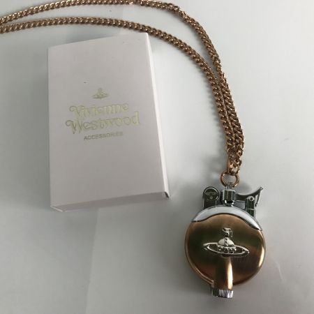  Vivienne Westwood オイルライター ネックレス 90VL ピンクゴールド