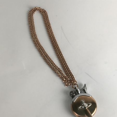  Vivienne Westwood オイルライター ネックレス 90VL ピンクゴールド