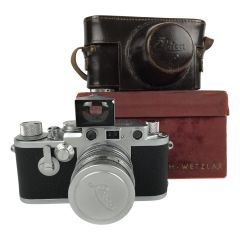  LEICA（ライカ） フィルムカメラ Ernst leitz GmeH Wetzlar 説明書・ケース等付 ジャンク品 Dランク