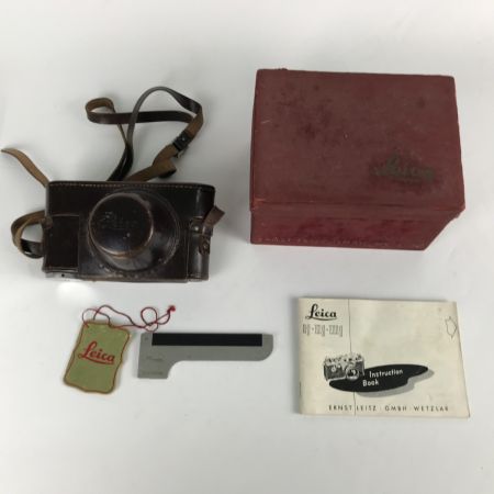  LEICA（ライカ） フィルムカメラ Ernst leitz GmeH Wetzlar 説明書・ケース等付 ジャンク品
