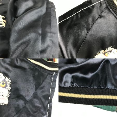  TAILOR東洋 スカジャン  [SIZE XL] 初期型 氷室京介 虎顔×CHEVY LOVER TT10495 ブラック