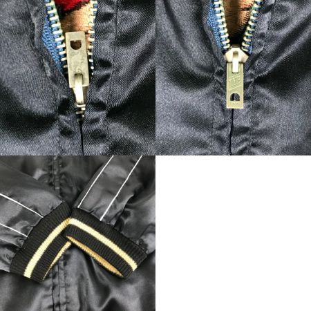  TAILOR東洋 スカジャン  [SIZE XL] 初期型 氷室京介 虎顔×CHEVY LOVER TT10495 ブラック