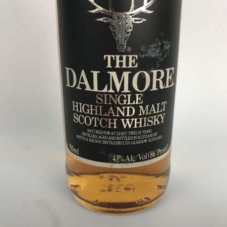  DALMORE DALMORE ダルモア ウィスキー スコッチ 12年 750ml 43% 未開栓 未開栓