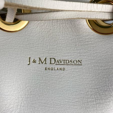  J&M DAVIDSON カーニバル フリンジバッグ アイボリー 布袋付