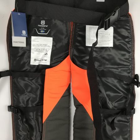  Husqvarna ハスクバーナ 防護ズボン Chaps SHORT FUNCTIONAL EST1689 オレンジ×ブラック