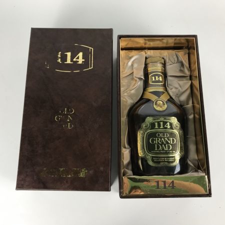   オールドグランダッド114 OLD GRAND DAD 57% LOT NO18 アメリカンウイスキー 箱付 未開栓 未開栓