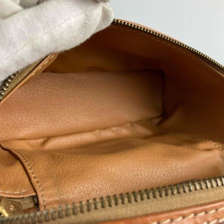  CELINE セリーヌ マカダム柄 バニティバッグ ヴィンテージセリーヌ オールドセリーヌ M92 ブラウン