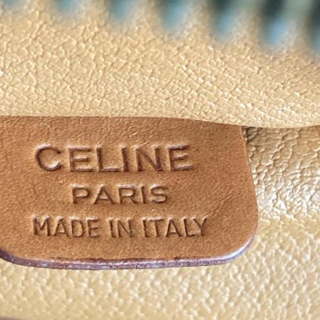  CELINE セリーヌ マカダム柄 バニティバッグ ヴィンテージセリーヌ オールドセリーヌ M92 ブラウン