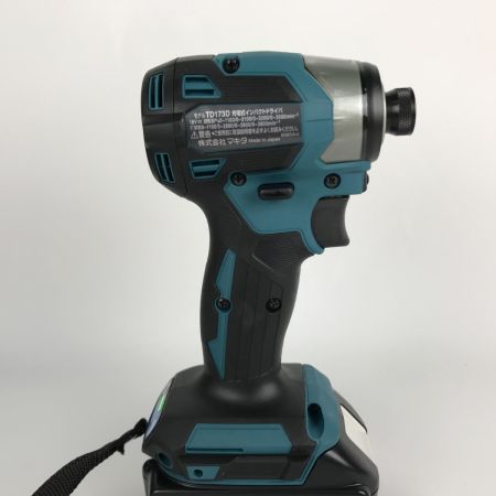  MAKITA マキタ インパクトドライバー 充電器・充電池2個付 コードレス式18v TD173DRGX ブルー 未使用品