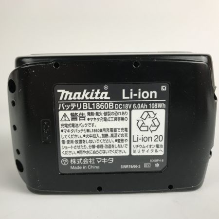  MAKITA マキタ リチウムイオンバッテリー 18V 6.0A BL1860B 未使用品