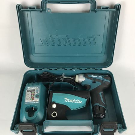  MAKITA マキタ インパクトドライバ  充電器・充電池1個・ケース付 10.8v 640060 TD090DWX ブルー